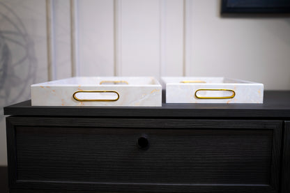 Marble Finish Tray