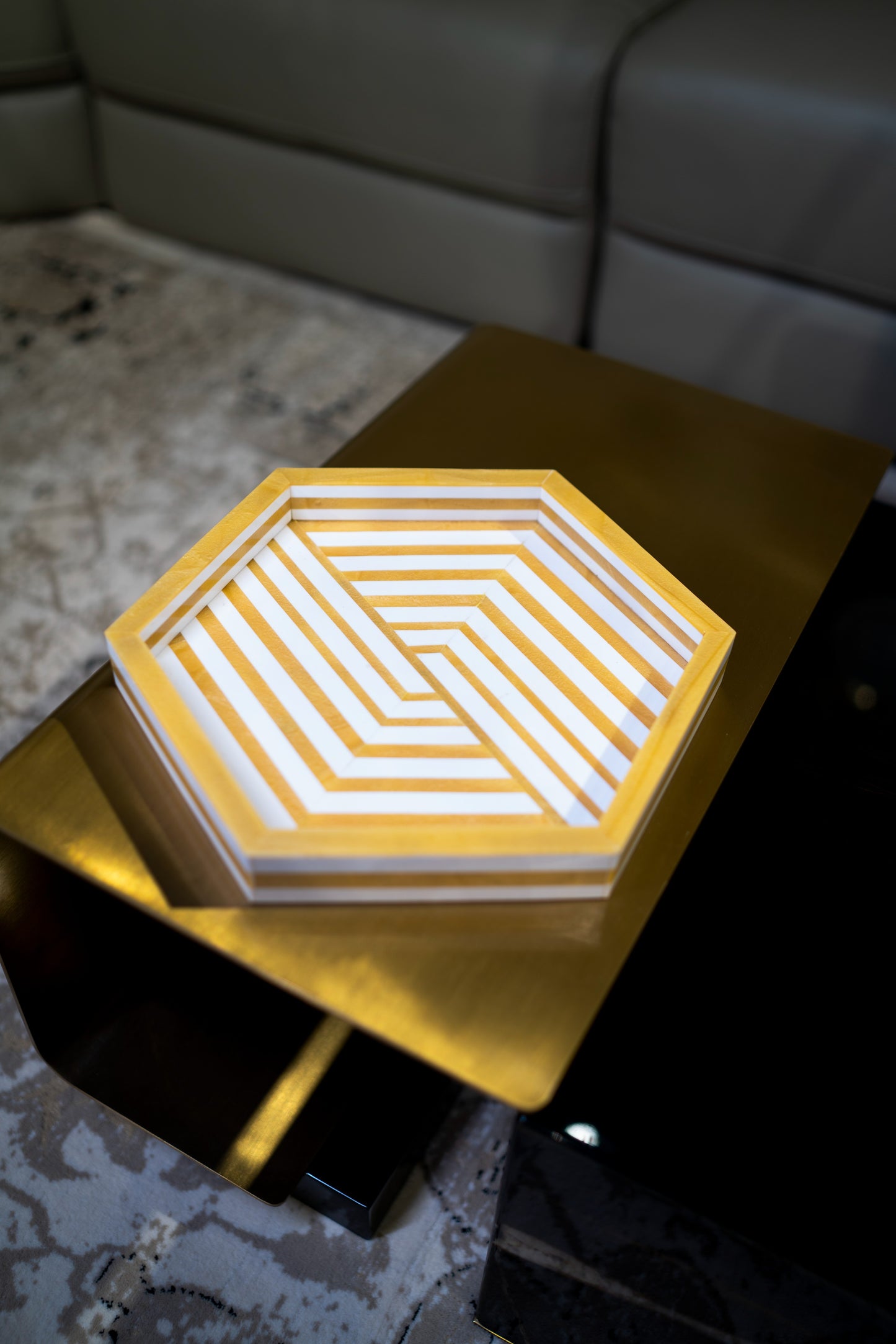 Gold Hexanol Tray