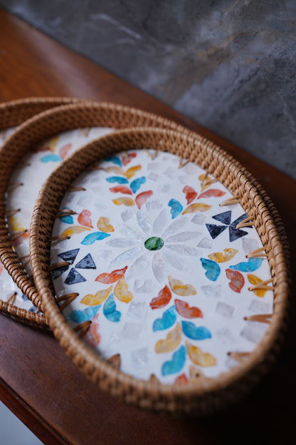 Tropic Rattan Pearl Tray