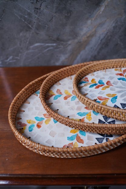 Tropic Rattan Pearl Tray