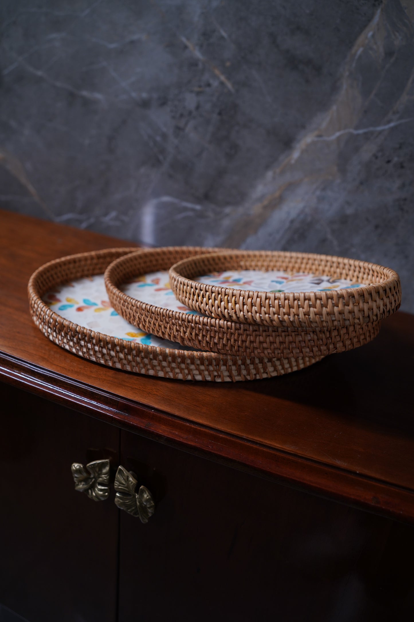 Tropic Rattan Pearl Tray