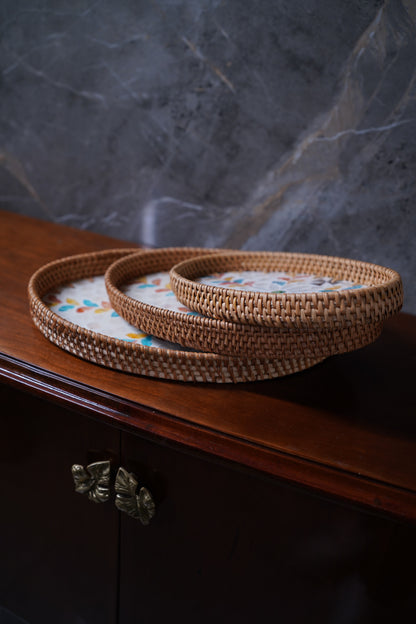 Tropic Rattan Pearl Tray
