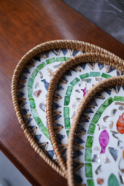 Drift Rattan Pearl Tray