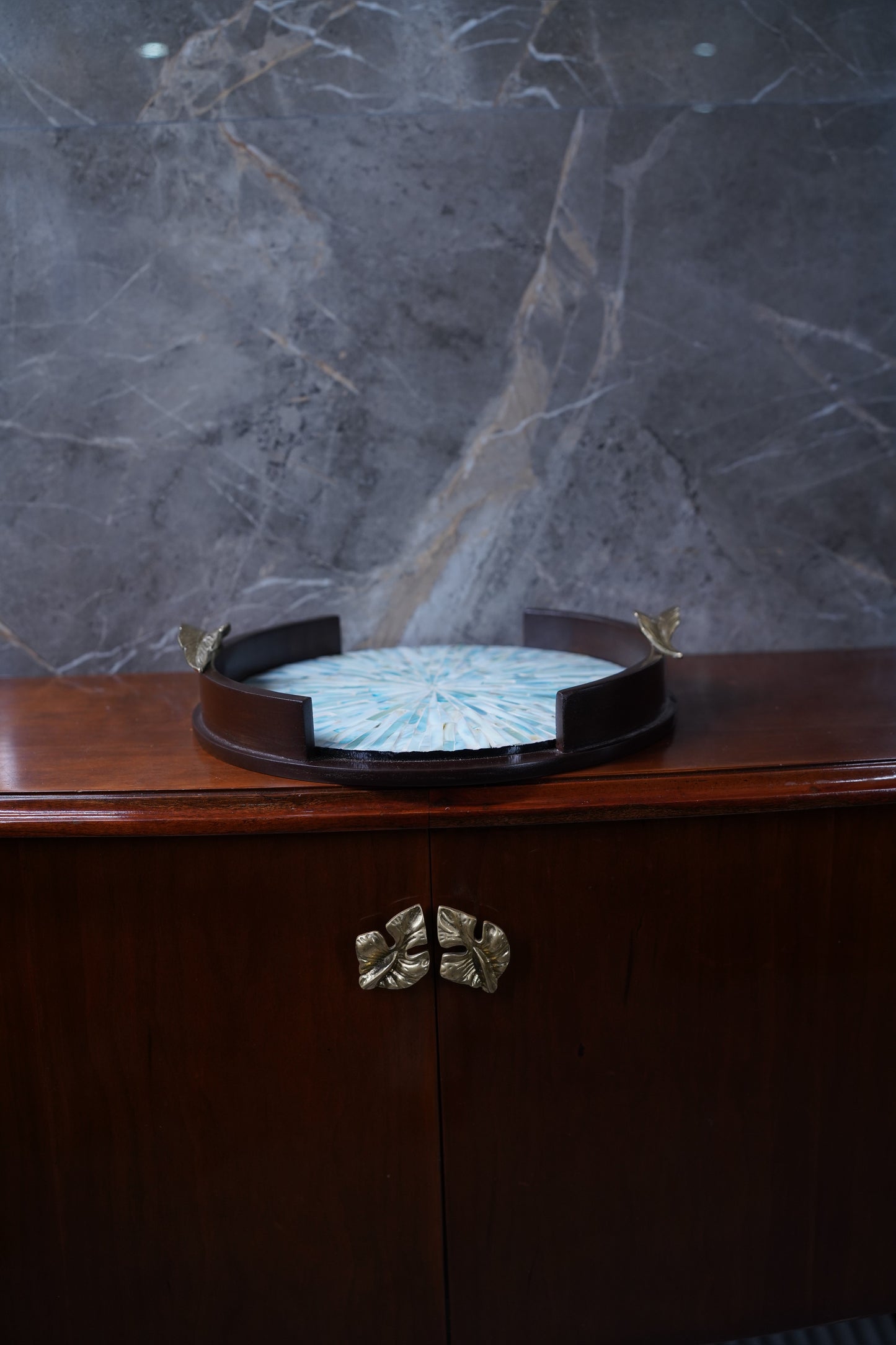 Aerin Sheesham Pearl Tray