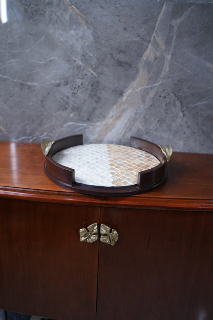 Belmont Sheesham Pearl Tray