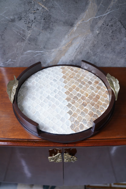 Belmont Sheesham Pearl Tray