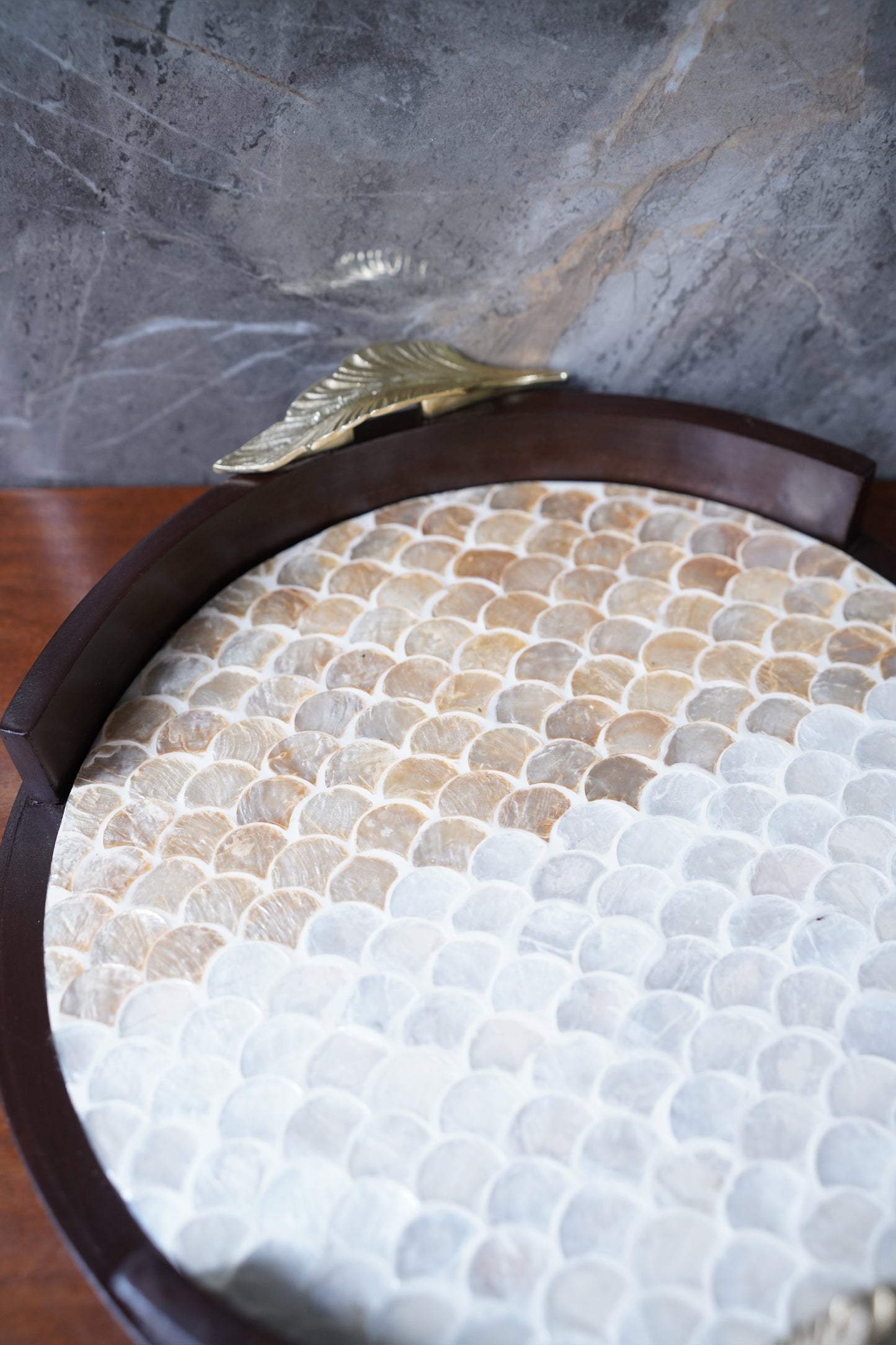 Belmont Sheesham Pearl Tray