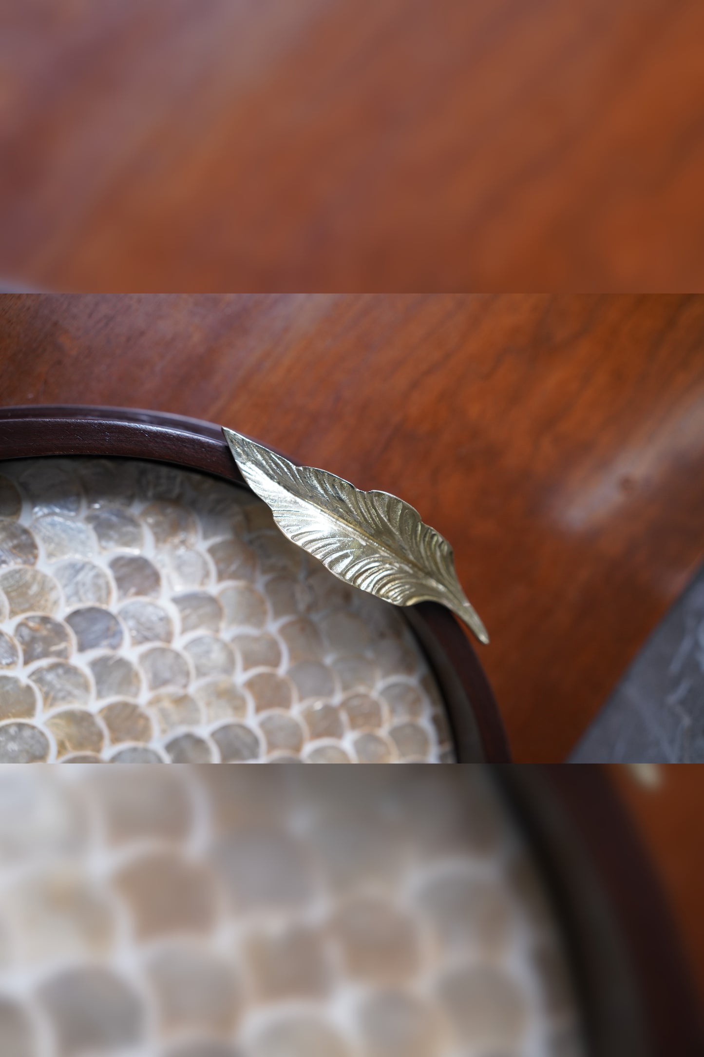 Belmont Sheesham Pearl Tray