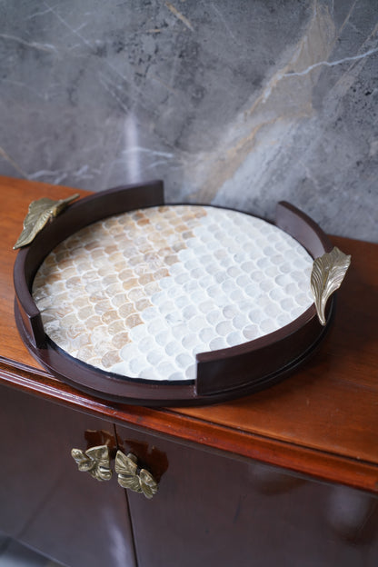 Belmont Sheesham Pearl Tray
