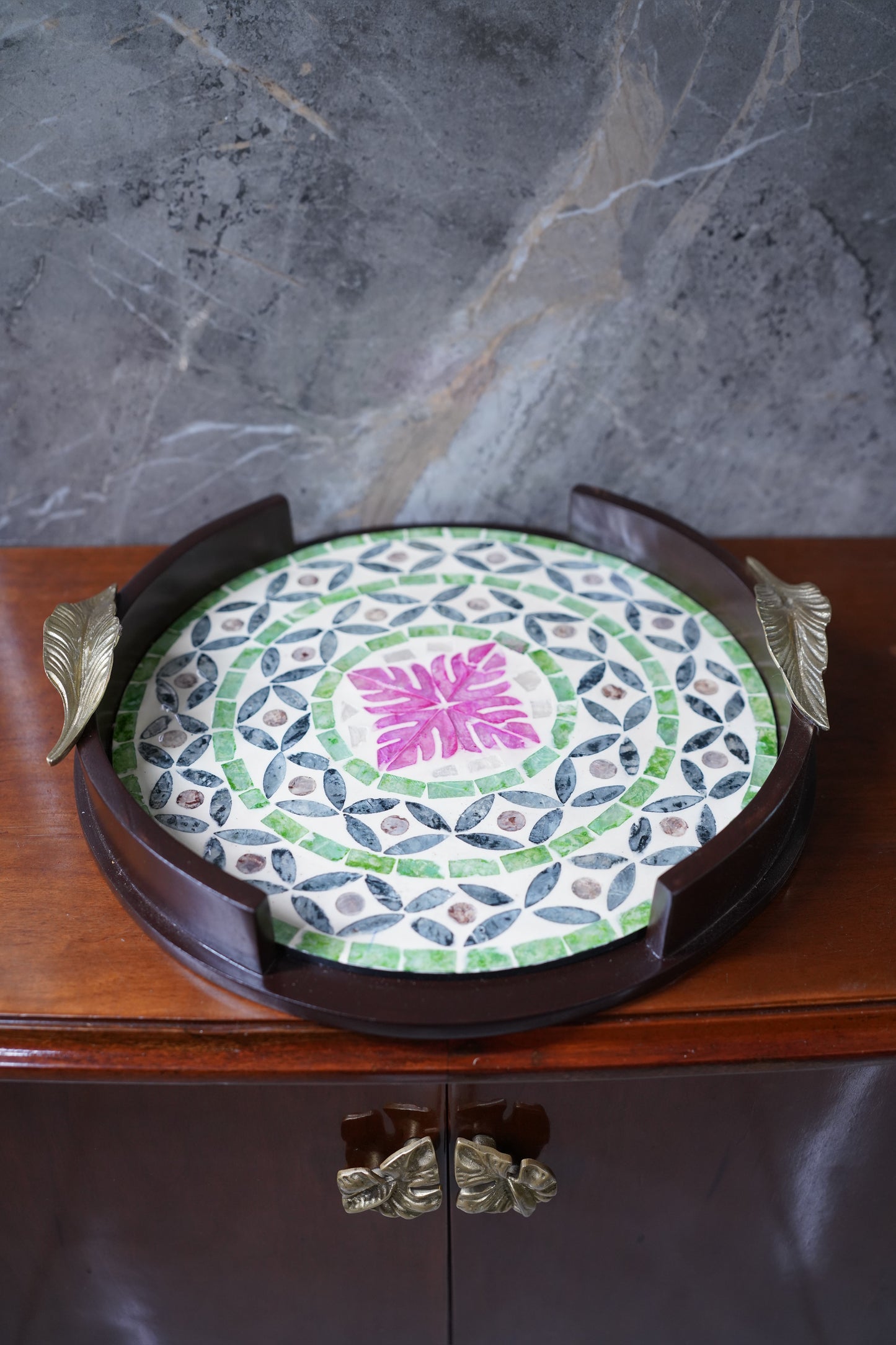 Laguna Sheesham Pearl Tray