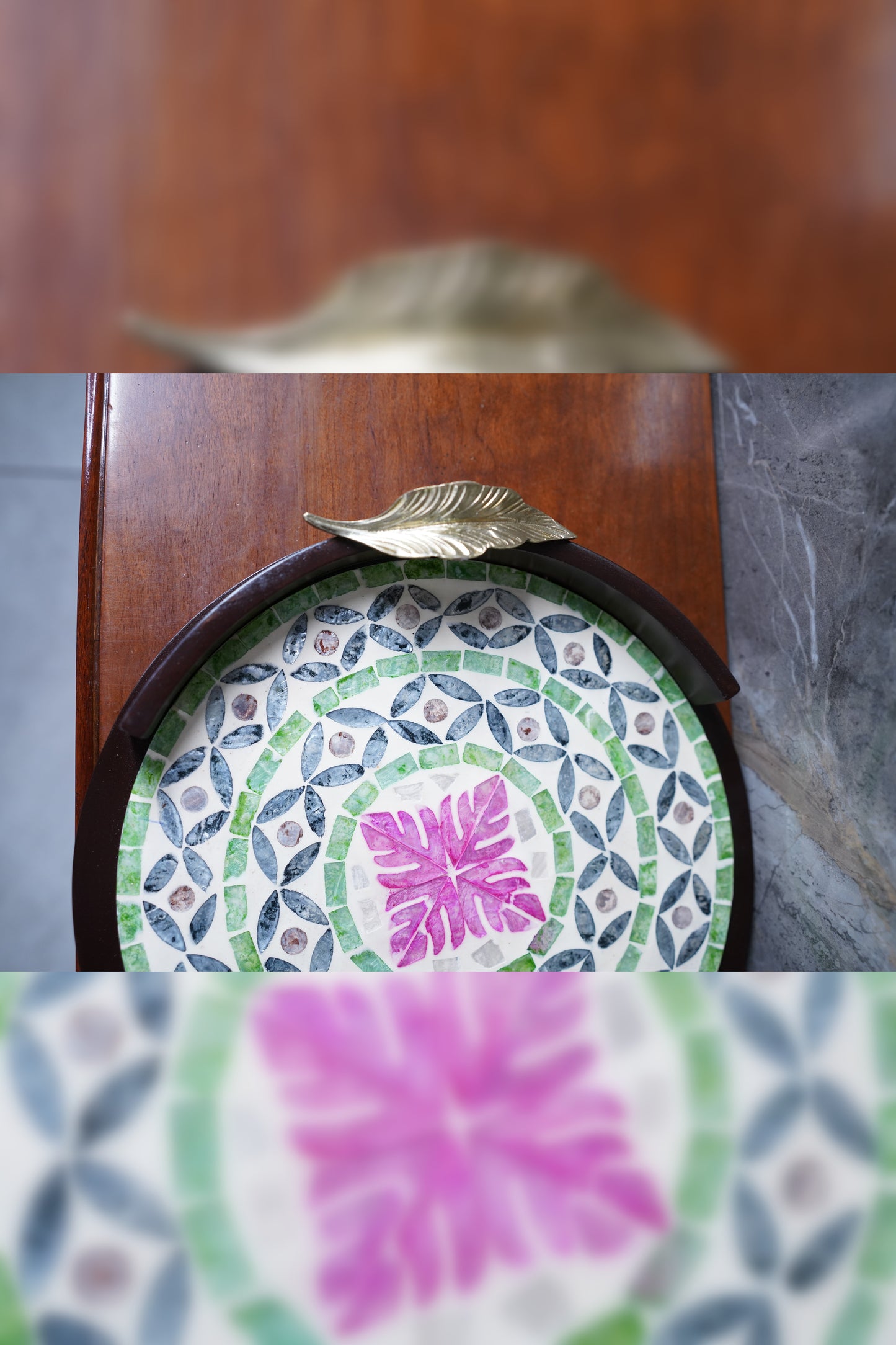 Laguna Sheesham Pearl Tray