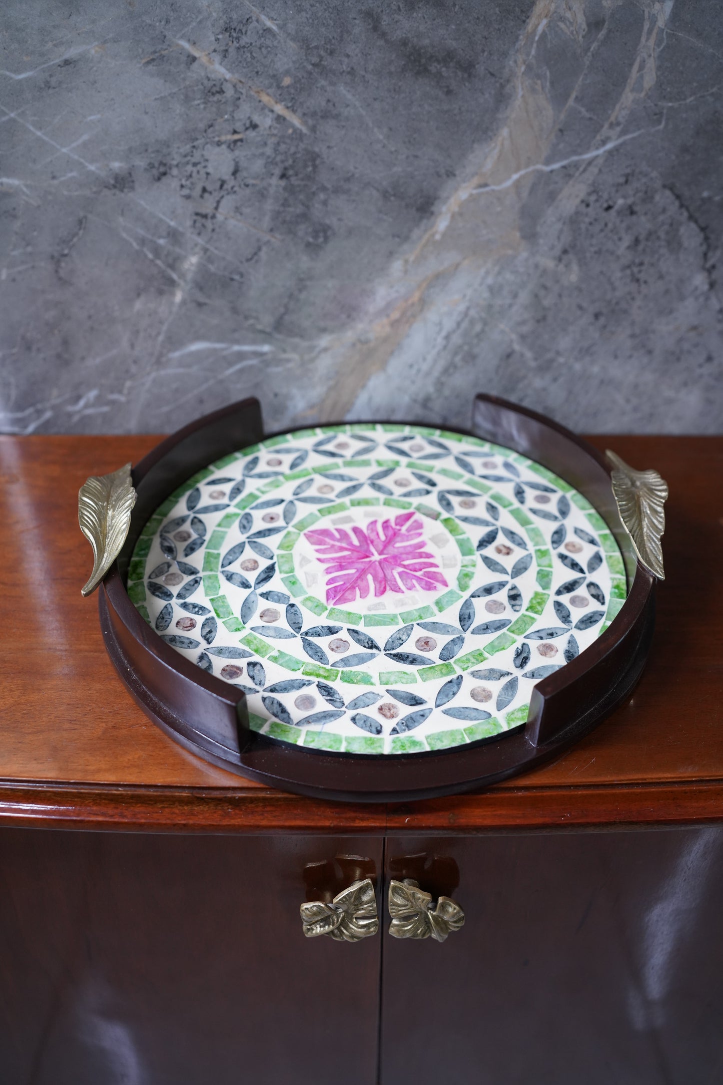 Laguna Sheesham Pearl Tray