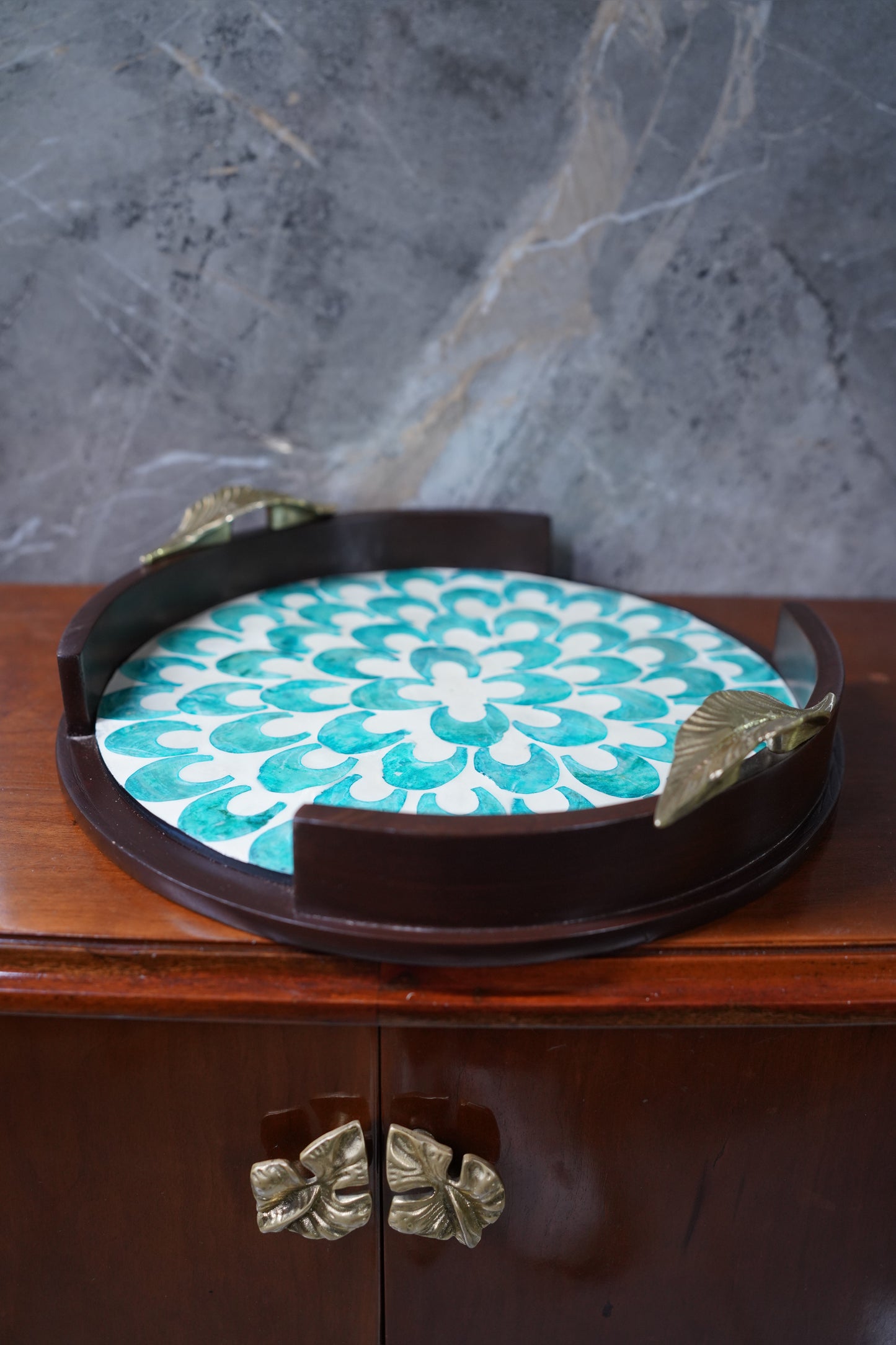 Harbor Sheesham Pearl Tray