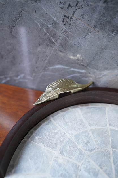 Serene Sheesham Pearl Tray