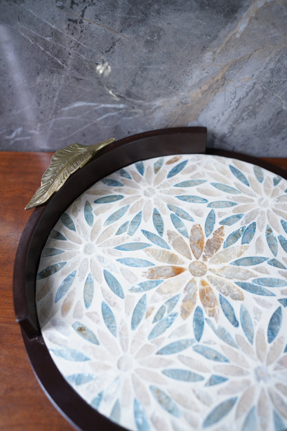 Ivy Sheesham Pearl Tray