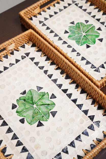 Clover Mother of Pearl tray