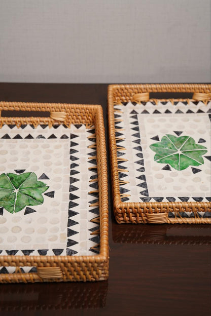 Clover Mother of Pearl tray
