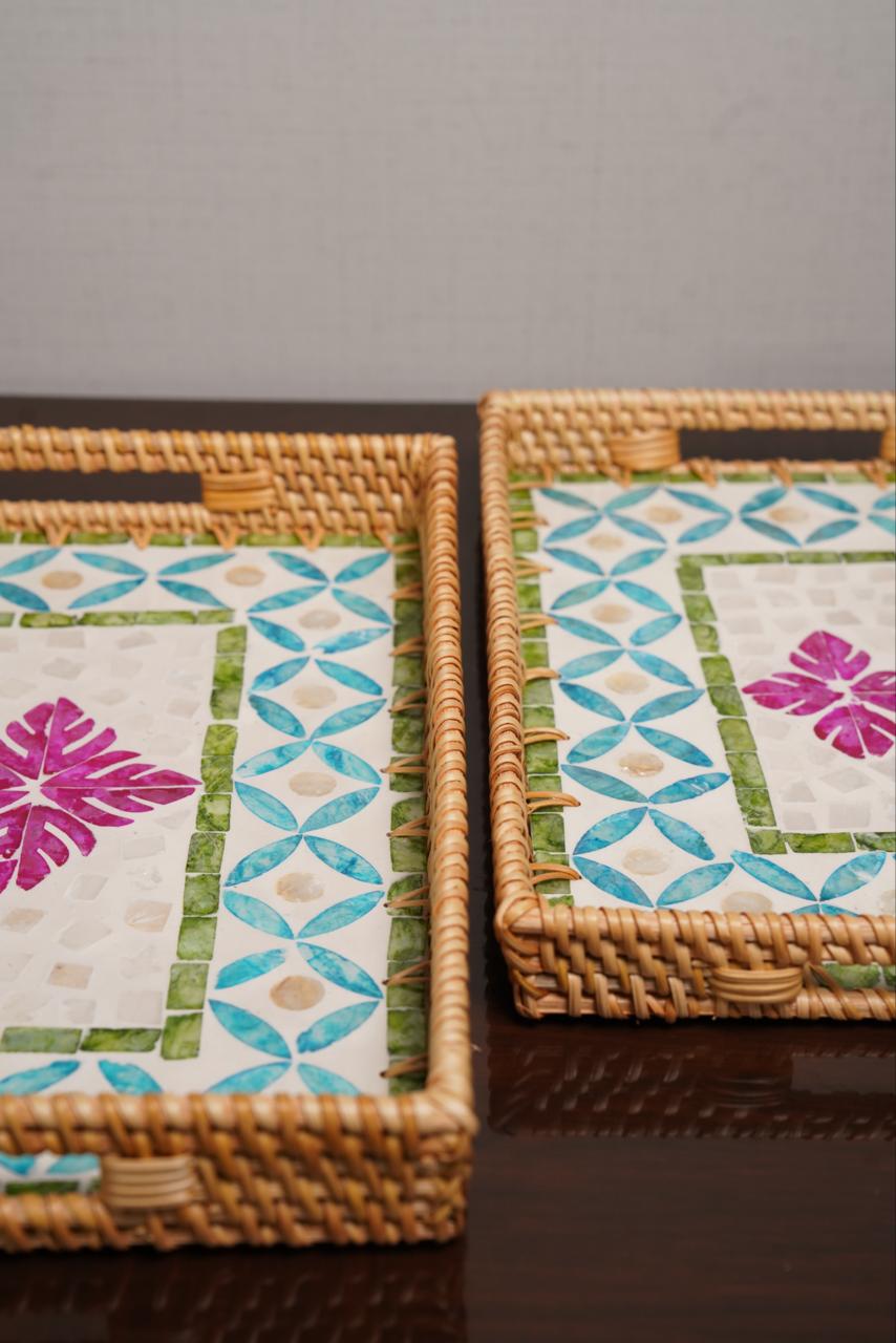 Tropical Mother of Pearl Tray