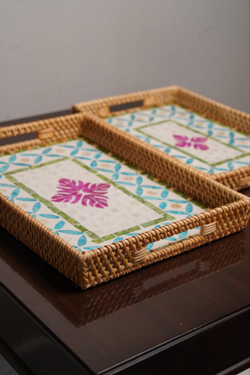 Tropical Mother of Pearl Tray