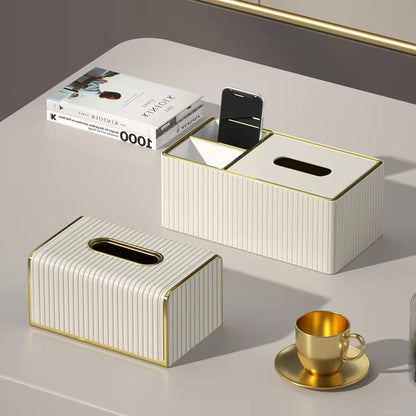 Stripped Tissue Box